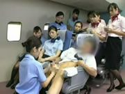 Corso di servizio sessuale con assistente di volo giapponese